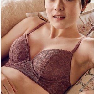 Aerie Real Happy Plunge Push Up Bra